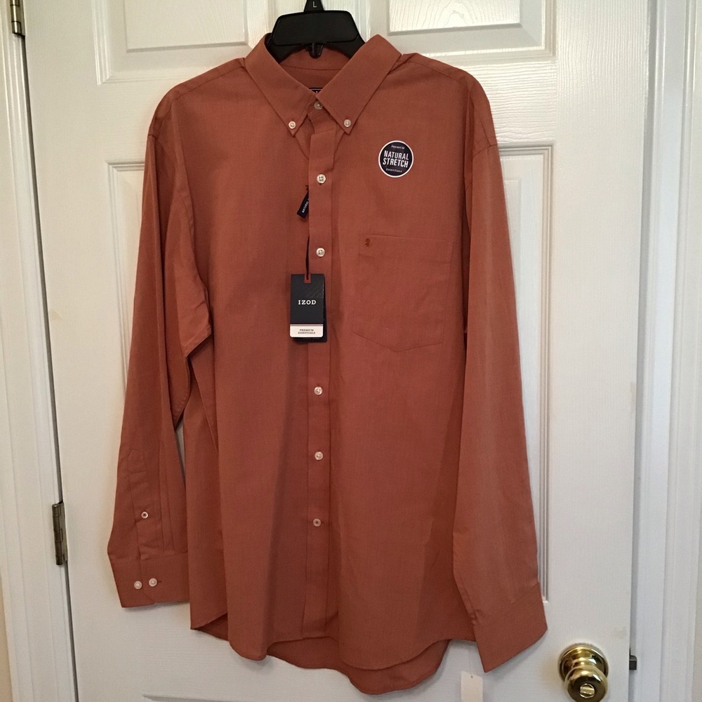 Izod long sleeved button down shirt